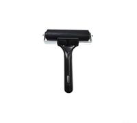 Brayer Roller 60-200mm Soft Rubber Craft Stamping Tool with Black Handle for Printmaking Scrapbooking Paper Crafts Home Decor, 1 Pc(100mm)
