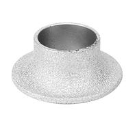 Brazed Diamond Cup Wheel for Angle Grinder - Stone, Marble & Ceramic | Concave cup design with compact 7.3cm size for precise wet/dry grinding on stone, marble & ceramic