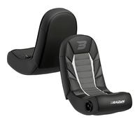 BraZen Gaming Chairs Python 2.0 PC gaming chair Hard seat Grey Black