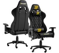 BraZen Venom Elite Esports PC Gaming Chair - Red - Black - PU