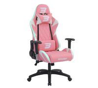 BraZen Venom Elite Esports PC Gaming Chair with RGB - Pink - PU - PC Gaming Chair