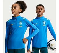 Brazil Academy Pro Older Kids' Nike Dri-FIT Football Knit Drill Top - Blue - Polyester M