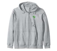 BRAZIL Brasil Brazilian Zip Hoodie