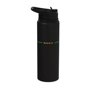 Brazil Brasil Stainless Steel Insulated Water Bottle