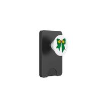 Brazil Brazilian Pride Flag Girl Coquette Bow Ribbon PopSockets PopWallet for MagSafe