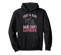 Brazil Dance Fighting Brazilian Girl Who Loves Capoeira Pullover Hoodie