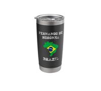 Brazil Distressed Flag Destination Pride Stainless Steel Insulated Tumbler