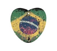 Brazil Flag Automotive Air Fresheners Love form