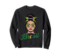 Brazil Flag Brazilian Roots Brasilian Pride Brasil Sweatshirt