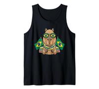Brazil Flag Capybara Brazilian Roots Brasilian Pride Brasil Tank Top
