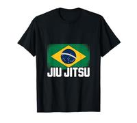 Brazil Flag For Brazilian Jiu Jitsu Lovers And BJJ Fighters T-Shirt