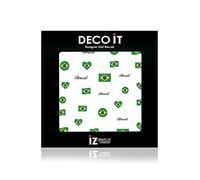 Brazil Flag Nail Decals/Stickers by iZ Beauty LDN