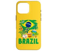 Brazil Flag Outfit Idea For Kids Brasil & Brazilian Flag Case for iPhone 16 Pro Max