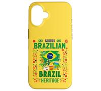 Brazil Flag Outfit Idea For Women Brasil & Brazilian Flag Case for iPhone 16