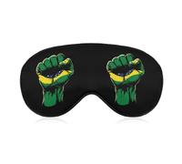 Brazil Flag Resist Sleep Mask Breathable Light-Blocking Eye Masks for Men Women