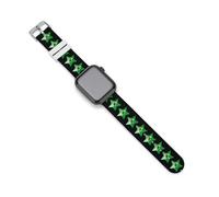 Brazil Flag Star Sports Silicone Watch Band Quick Release Waterproof Replacement Strap Compatible with IWatch 42mm/44mm
