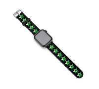 Brazil Flag Star Sports Silicone Watch Band Quick Release Waterproof Replacement Strap Compatible with IWatch 42mm/44mm
