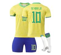 Brazil Football Jersey, Football Kits Football Gifts for Boys,Brazil Football Training Shirts Shorts and Socks for Kids and Adults