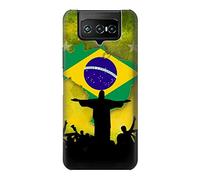Brazil Football Soccer Map Flag Case Cover For ASUS ZenFone 7 Pro