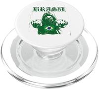 Brazil Gift Flag Brazilian Fan Vintage Samba Brasil Retro PopSockets PopGrip for MagSafe