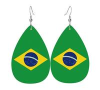 Brazil Leather Earrings Creative Earring Lightweight Leather Earring For Women Daily
