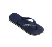 Havaianas Brasil Logo Flip Flops EU 45-46 Navy Blue