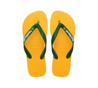 Brazil Logo Flip Flops yellow