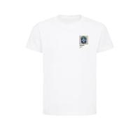 Brazil Logo Graffiti Frame Kids T-Shirt - White / 7-8 years