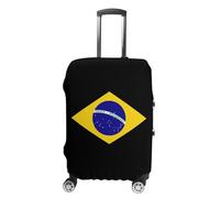 Brazil Logo Luggage Cover Travel Suitcase Protector Anti-Scratch Suitcase Cover L