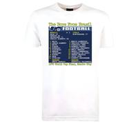 Brazil Men's 1970 World Cup Final () Retrotext T-Shirt - White | Size: Medium Brazil White M