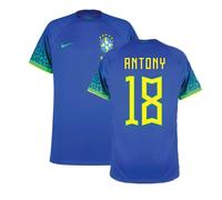 Brazil Men's 2022/23 Away Shirt - Antony in Blue | Size: 2XL Brazil Blue 2XL
