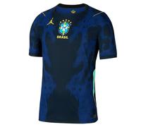 Brazil Men's 2026 2027 Match Away Jordan Aero FIT Authentic Shirt in Blue | Size: Medium Brazil Blue M