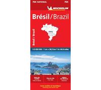 Brazil - Michelin National Map 764: Bresil / Brazil (Michelin Maps, 764)