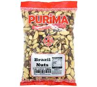 Brazil Nuts 1kg - Raw Whole Brasil 100% Fresh Natural Brazils Large Big Bag - Premium Quality Edible Brazilian Nut - Ideal for Keto & Paleo Protein - Non GMO & Vegan PURIMA