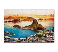 Brazil Rio De Janeiro Brazil Jigsaw Puzzle for Adults 500 Piece Travel Gift Souvenir 52x38CM
