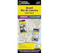 Brazil, Rio De Janeiro, Map Pack Bundle: Travel Maps International Adventure/Destination Map