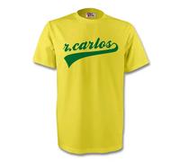 Brazil Roberto Carlos Signature Tee in Yellow | Size: Small Brazil Yellow S