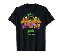 Brazil Samba Your Way Colorful Carnival Dance Mask T-Shirt