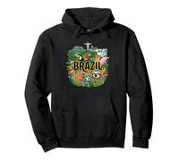 Brazil Sloth Capybara Pointing Meme - Brazilian Souvenir Pullover Hoodie