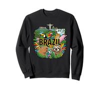 Brazil Sloth Capybara Pointing Meme - Brazilian Souvenir Sweatshirt
