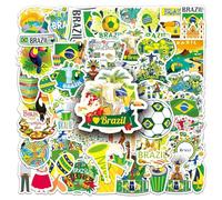 Brazil Stickers |50Pcs Brazilian Theme Waterproof Vinyl Decals