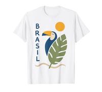 Brazil Toucan Tropical Bird Jungle Rainforest Vacation T-Shirt
