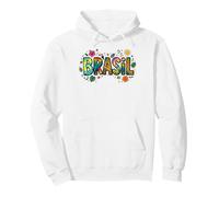 Brazil Tropical Tie-Dye Leopard Pattern Kawaii Doodle Pullover Hoodie