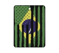 Brazil U.S.A Flag Automotive Air Fresheners Mirror Aromatherapy Tablets Ornament Car Fragrance Scented Cards Square