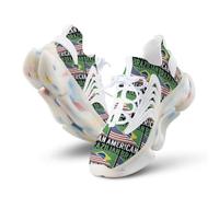 Brazil U.S.A Flag Men's Running Shoe 7women/5men（EUR38）