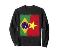 Brazil Vietnam Half Flag Brazilian Vietnamese History Sweatshirt