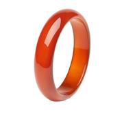 Brazilian Agate Gemstone bangle, Genuine and Exquisite Red Nanhong, Great for a Mom Gift