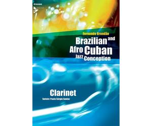 Brazilian and Afro-Cuban Jazz Conception Textbook clarinet Brandao with CD 17 In