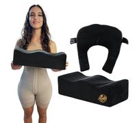 Brazilian BBL Pillow After Surgery - Combo of Butt Lift Pillow- Back Support - Extra Support Cushion Post-Op Sitting -Cover Drawstring Bag - Comfortable & Easy to Carry for Home Car Airplane