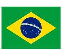 Brazilian Brazil National Flag of Brazil A4 Easy-Peel PRE-Cut Edible Icing Sheet Cake Topper Decoration - This Product can be Personalised!
